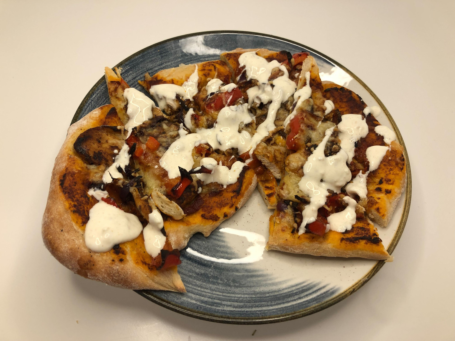 Hähnchen Shawarma Pizza!