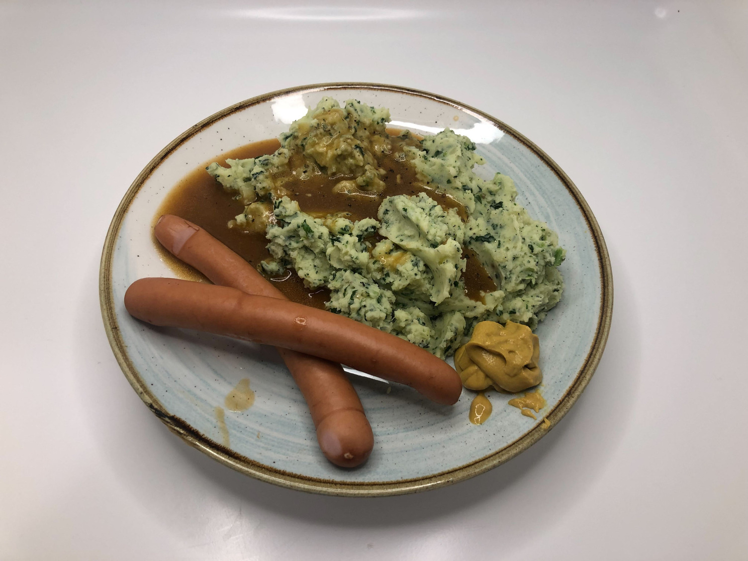 Holländischer Boerenkool! mit Wiener Würstchen,