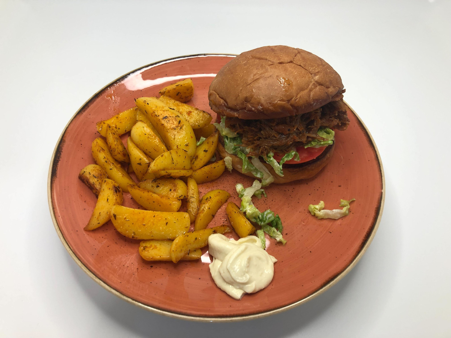 Smoky Pulled Pork Burger!