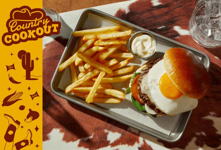 Saloon-Style Beef Cheeseburger