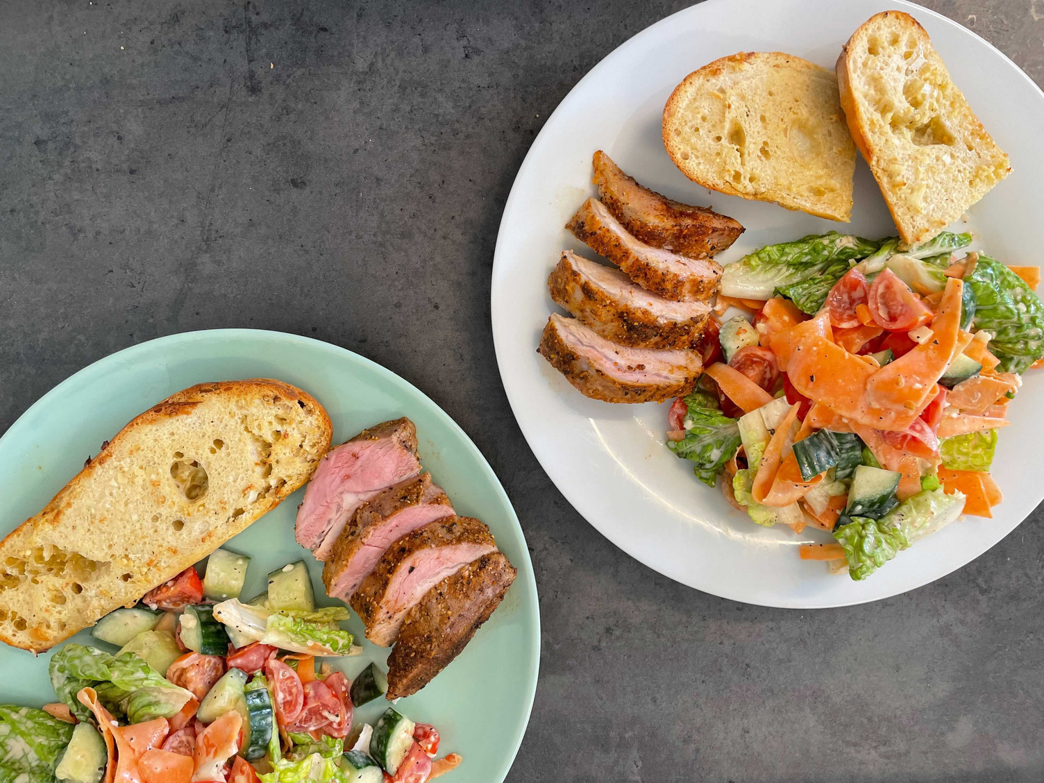 Cajun rubbed pork tenderloin