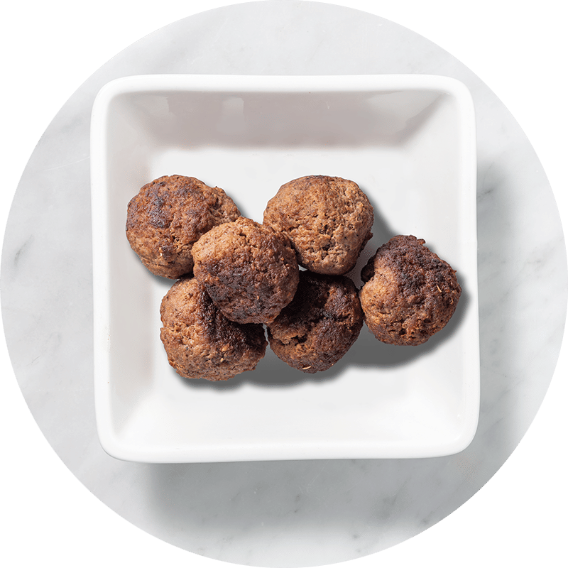 Boulettes de viande de chevreuil en extra