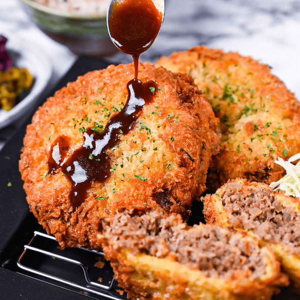"Menchi Katsu" Inspired Beef Patties