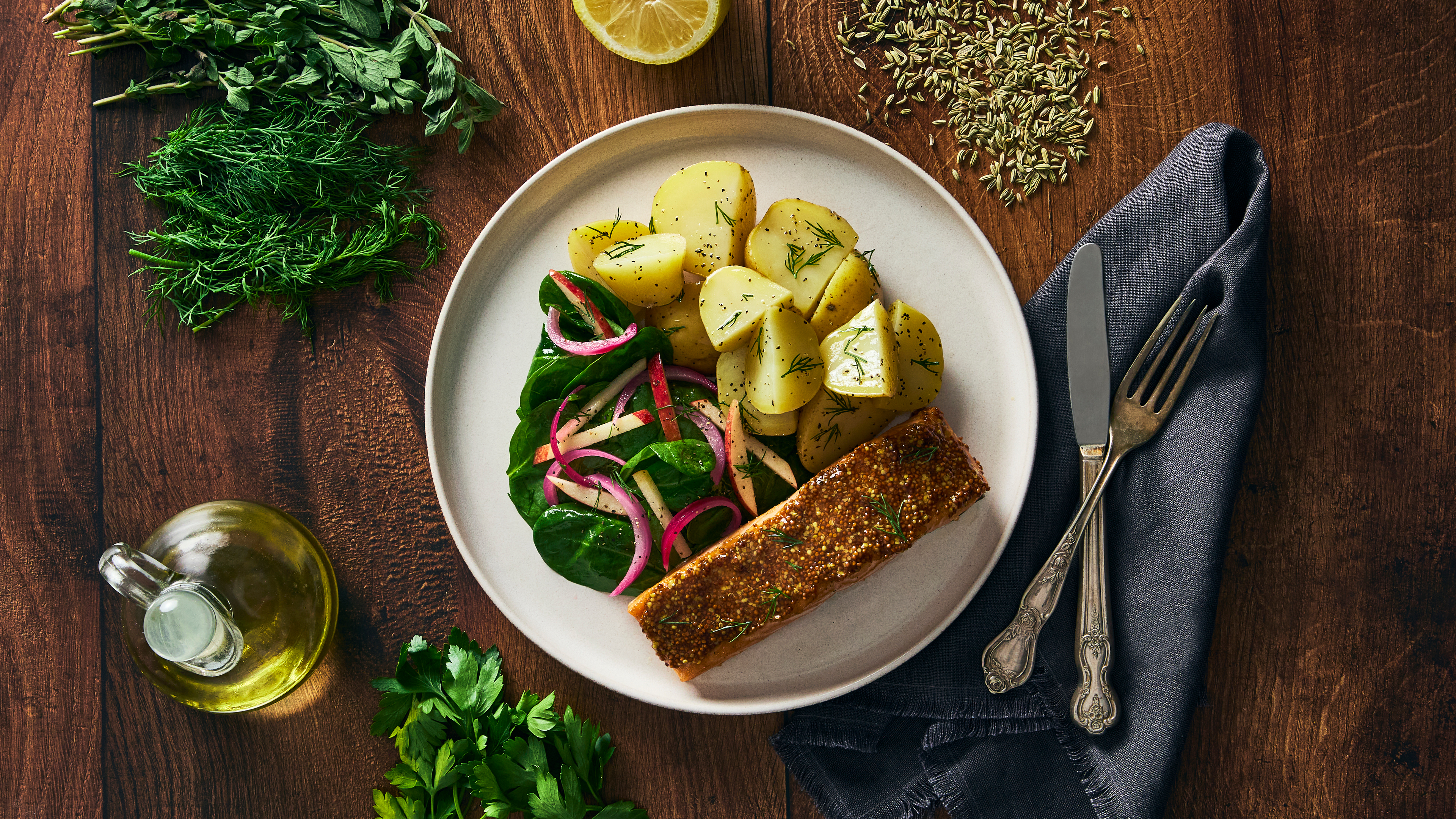 Swedish Honey-Mustard Salmon