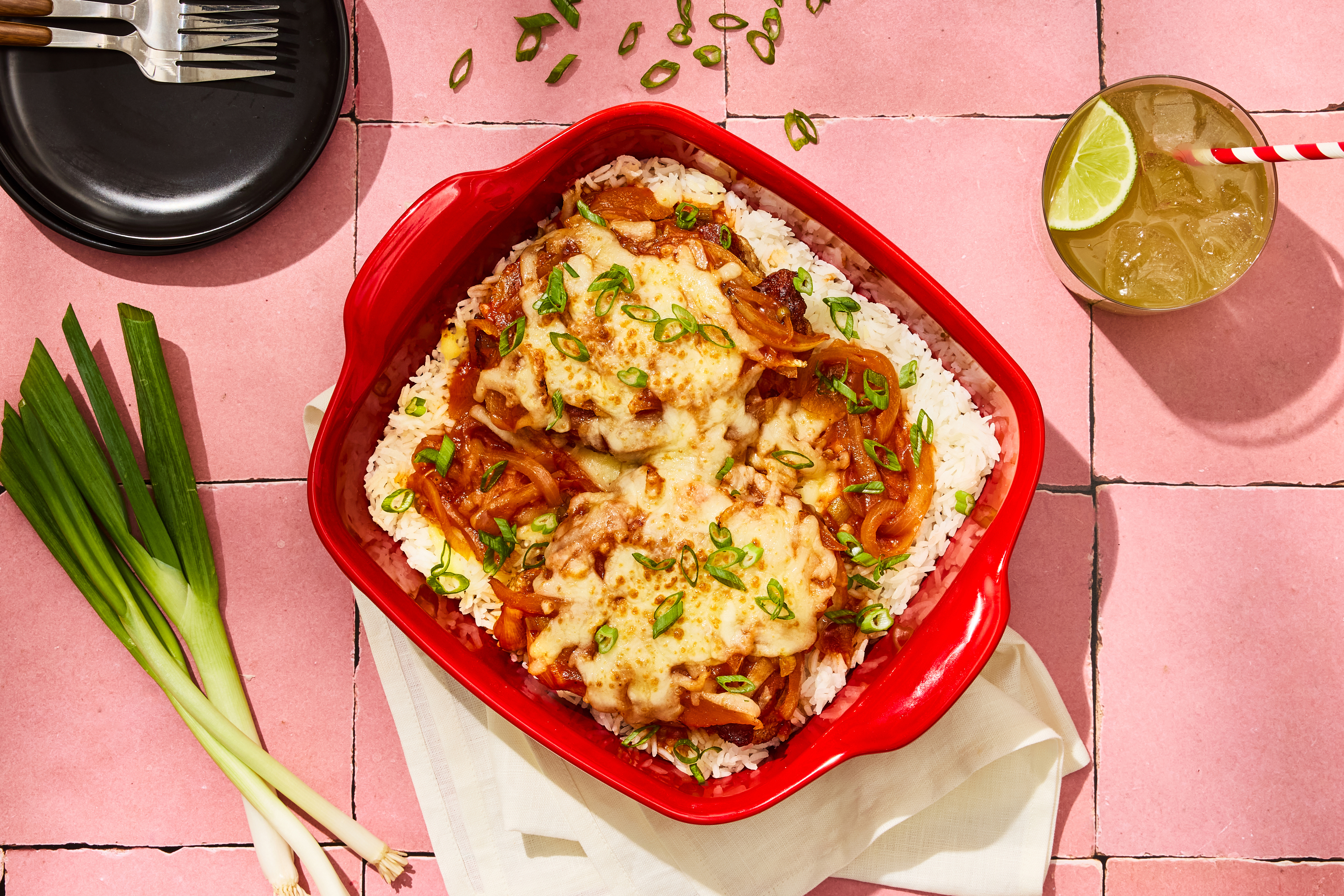 Hong Kong–Style Baked Rib-Eye Steak Rice