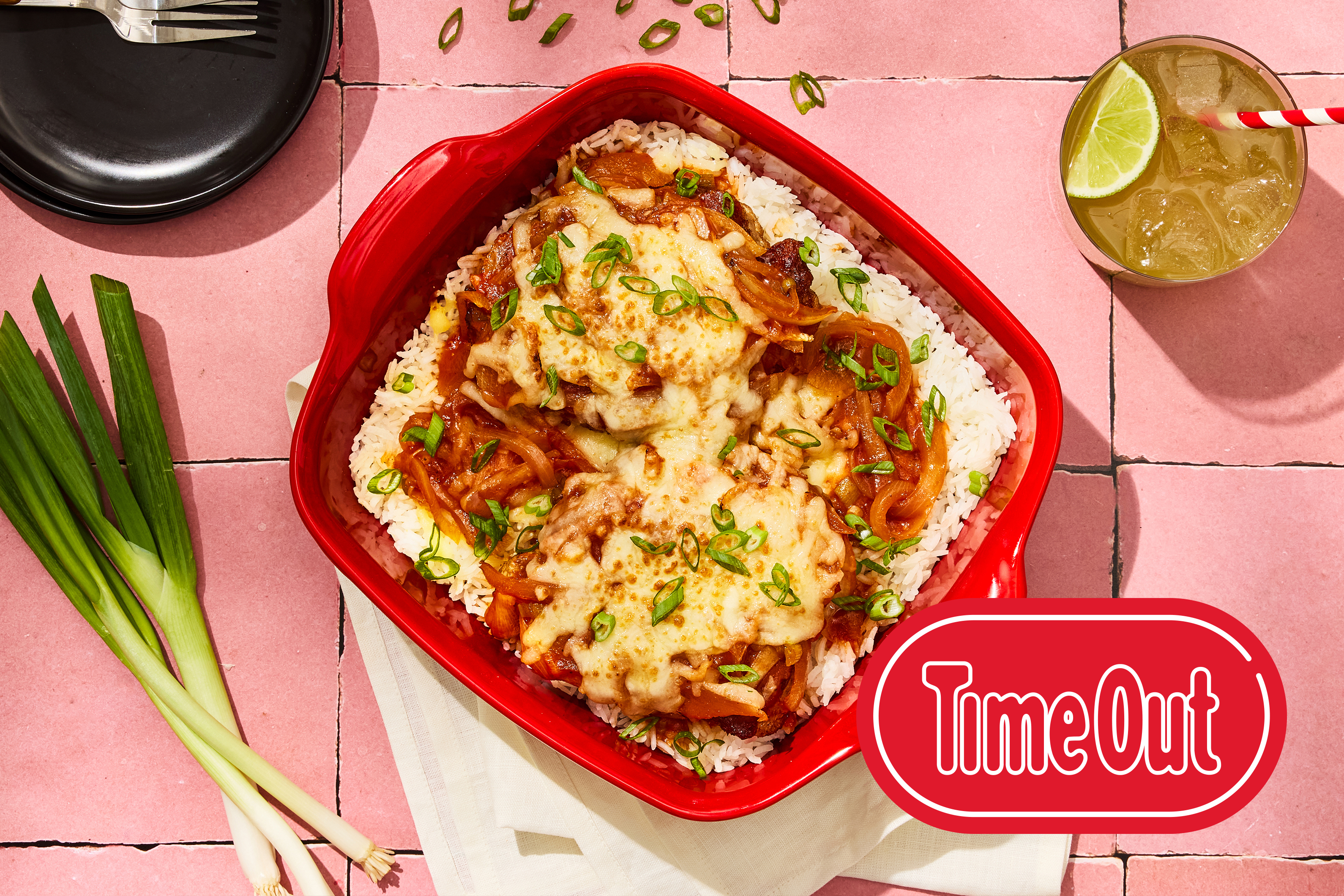 Hong Kong–Style Baked Rib-Eye Steak Rice