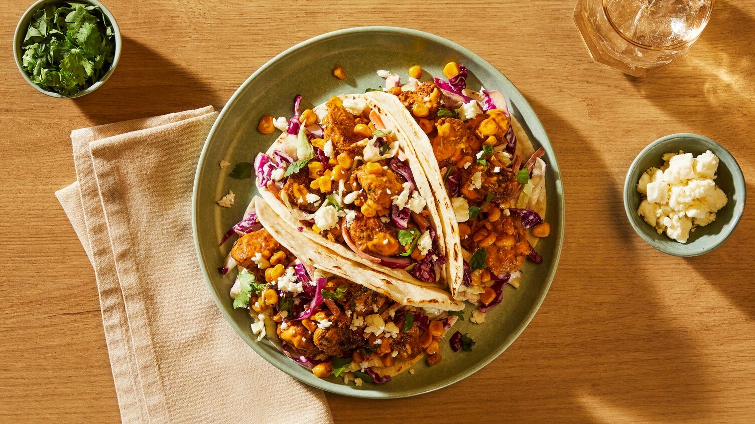 Tacos de hauts de cuisse de poulet et de maïs au chipotle super rapides