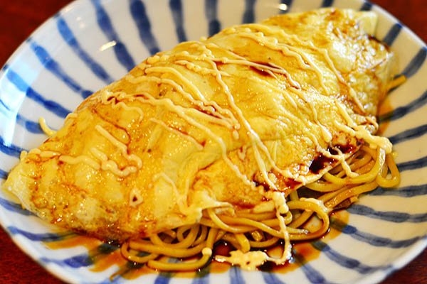 Omu yaki udon