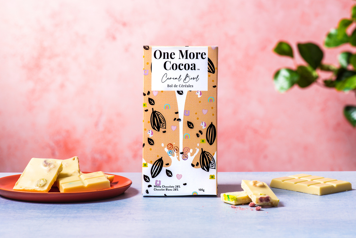 (ON) One More Cocoa Cereal Bowl White Chocolate Bar