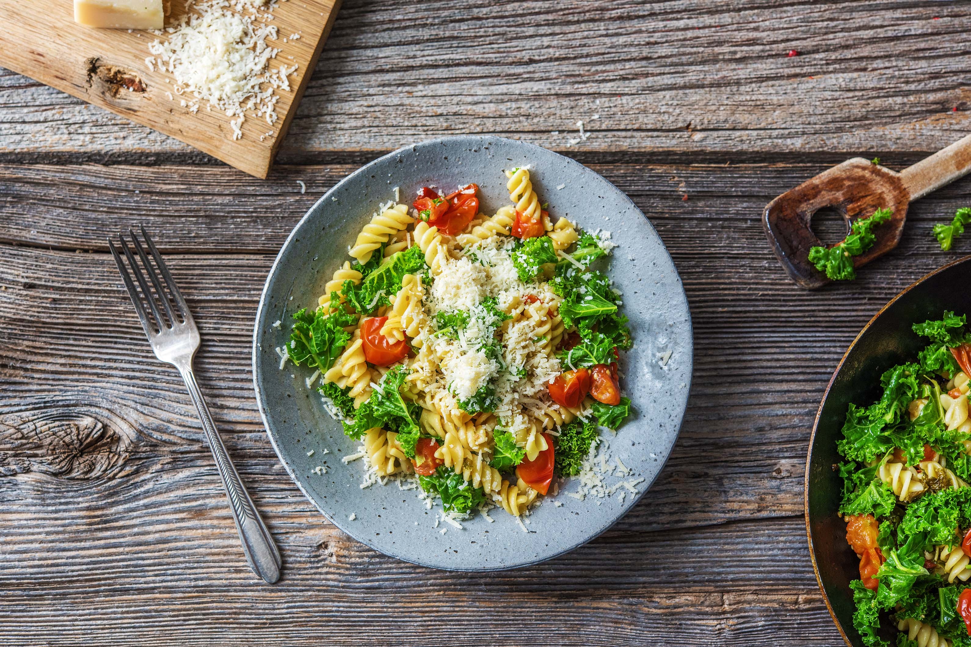 One-Pot Lemon & Kale Fusilli