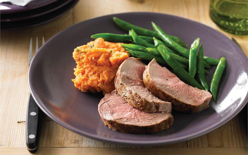 Balsamic-Cranberry Pork Tenderloin