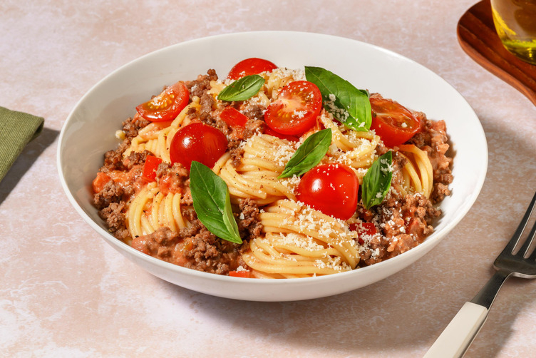 Snabb linguine bolognese