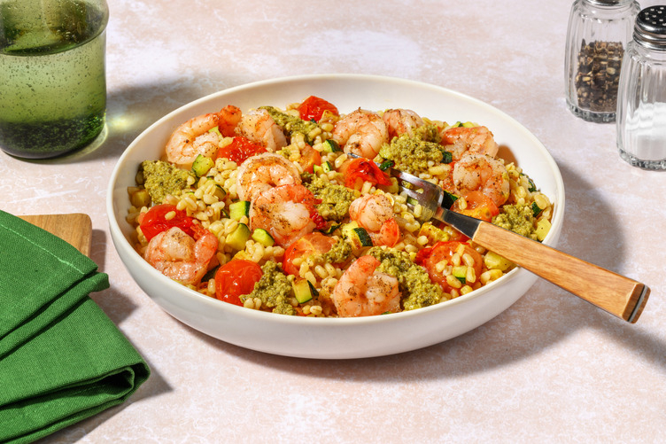 Insalata di orzo alle mazzancolle 