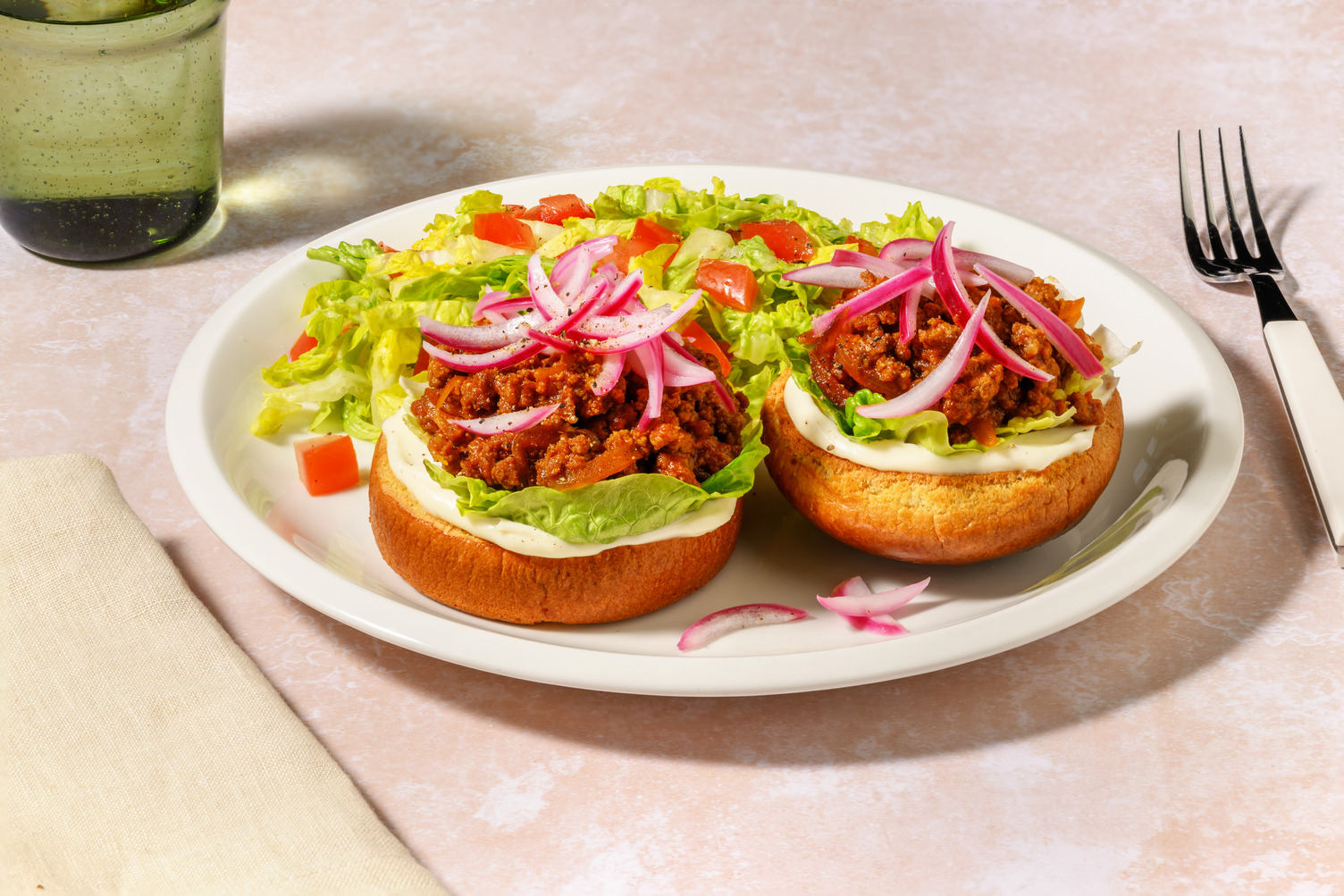 Homemade Beef Keema Pau