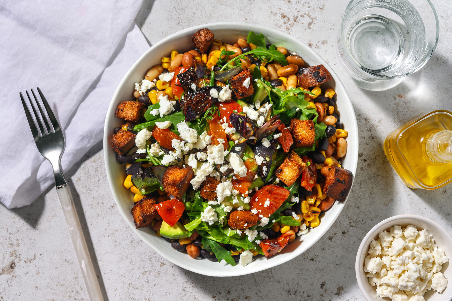 Mexican Style Halloumi and Roasted Veg Salad