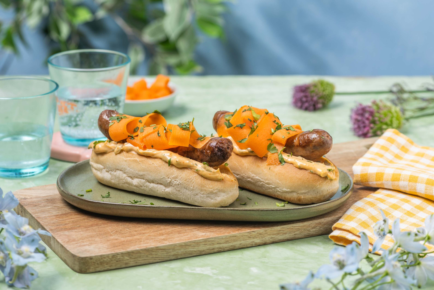 Bahn-Mi Style Hot Dog