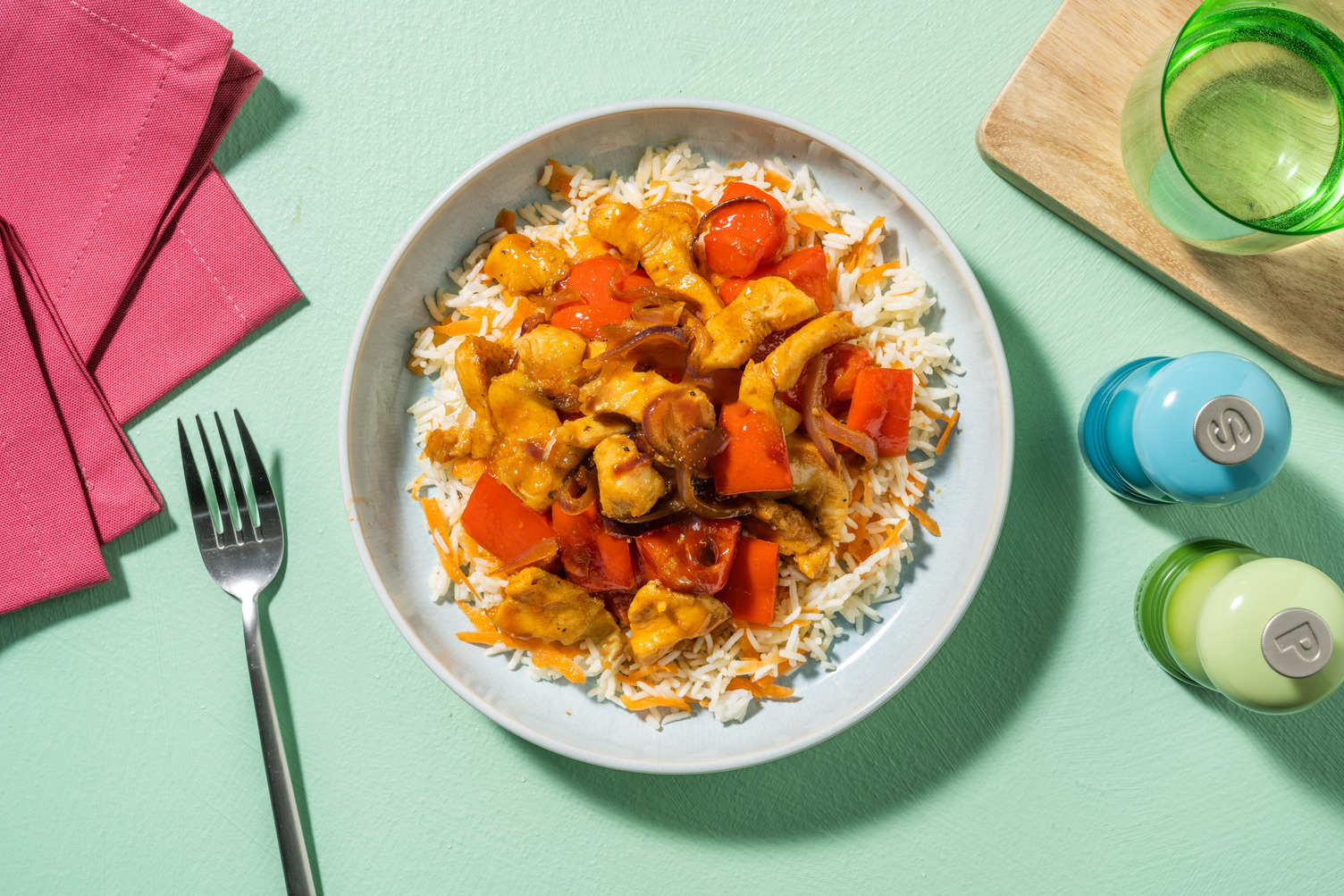 Teriyaki-glaseret kylling