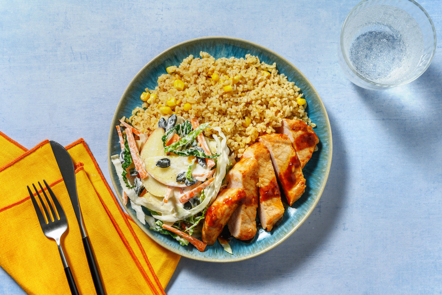 Lynstegt BBQ-svineschnitzel