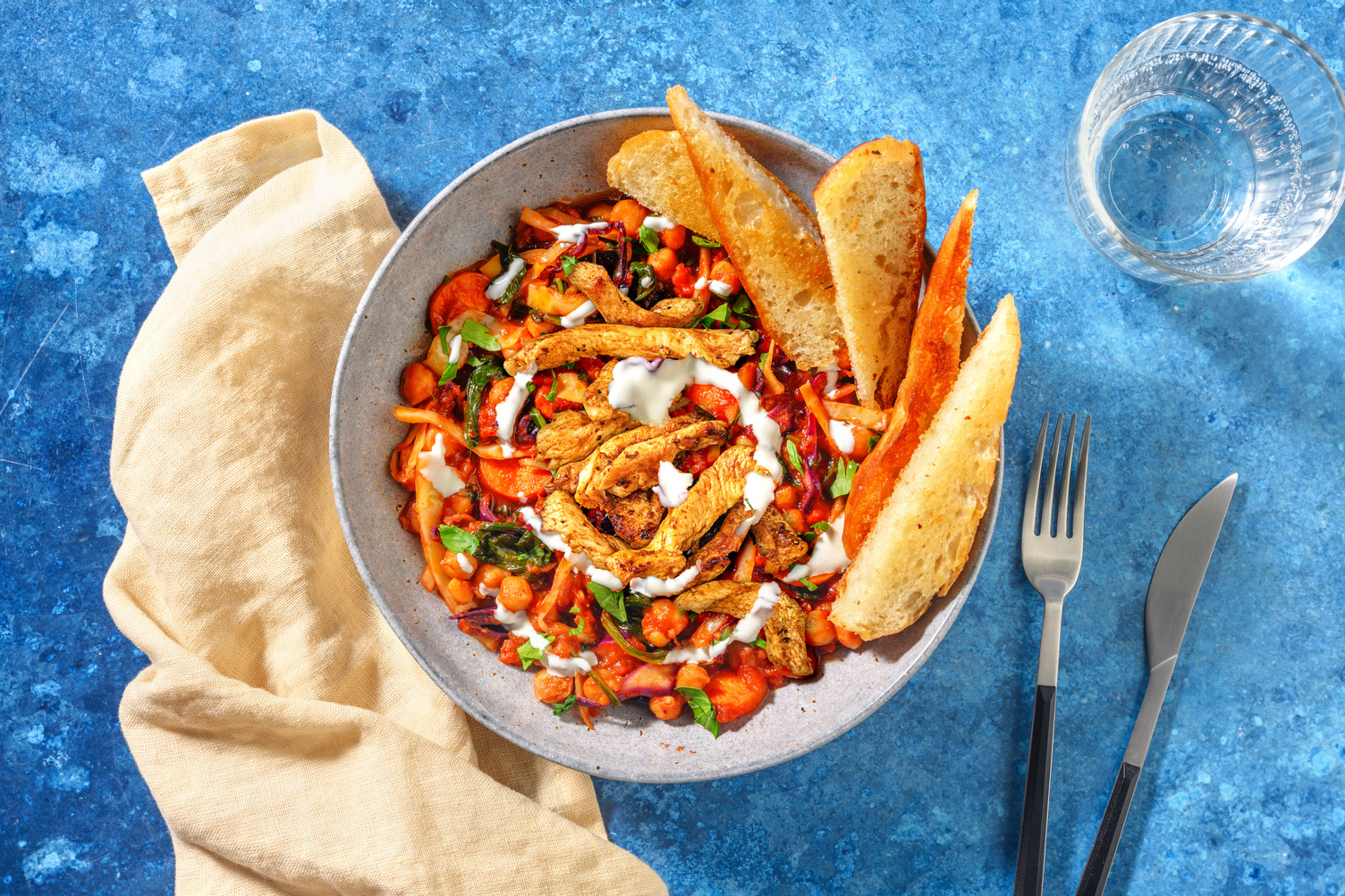 Harissa-Aprikosen-Kichererbsen & vegan Schawarma
