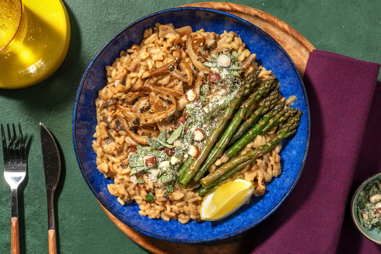 Cremet svamperisotto 