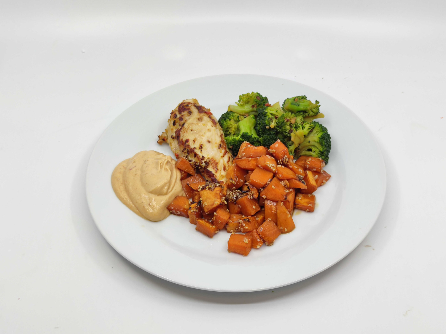 Hähnchenbrust mit Teriyaki-Süßkartoffel