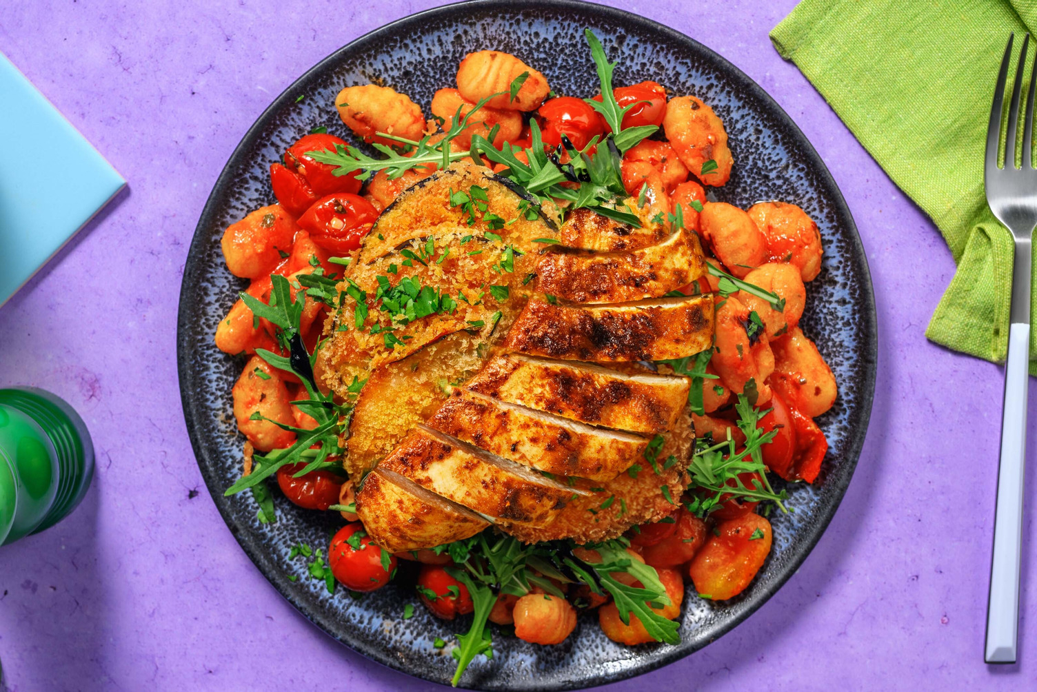 Gnocchi all'Arrabbiata mit extra Bio-Hähnchenbrust