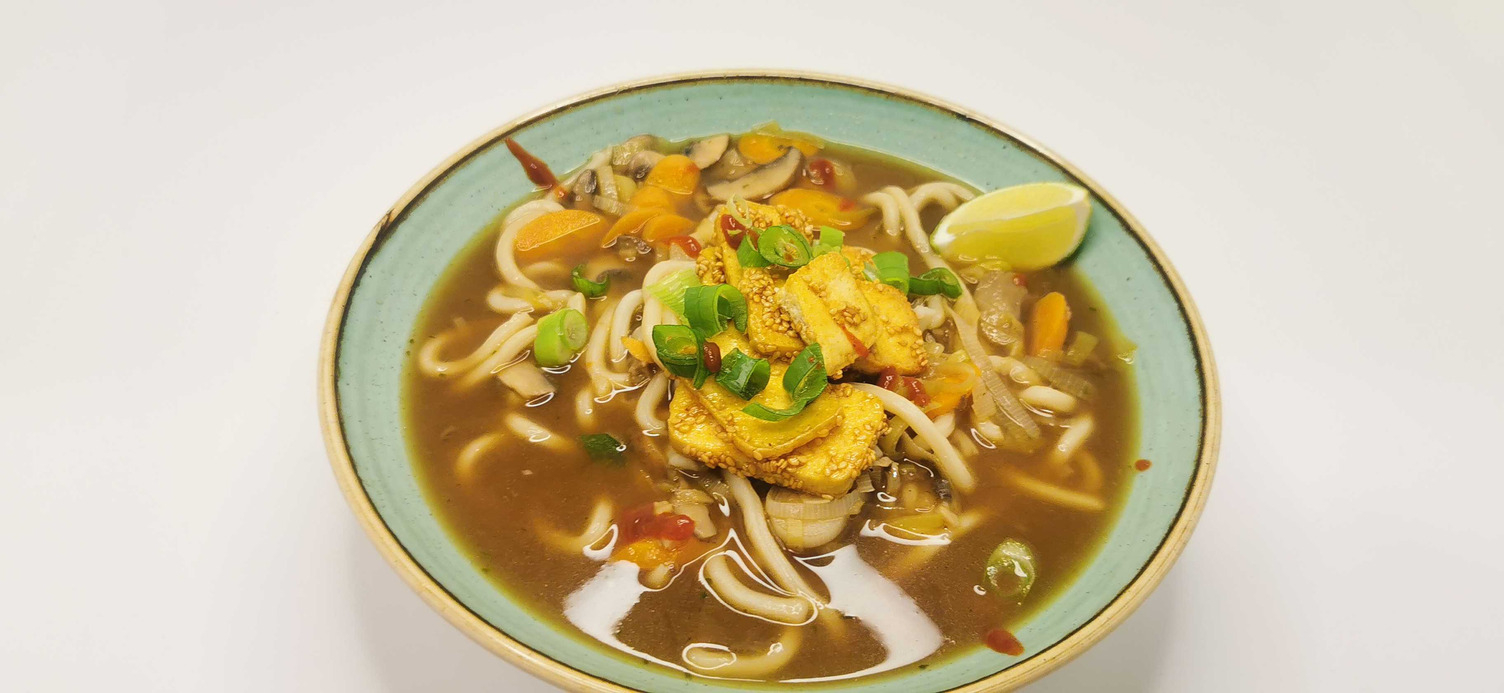 High Protein Miso-Udon-Soup