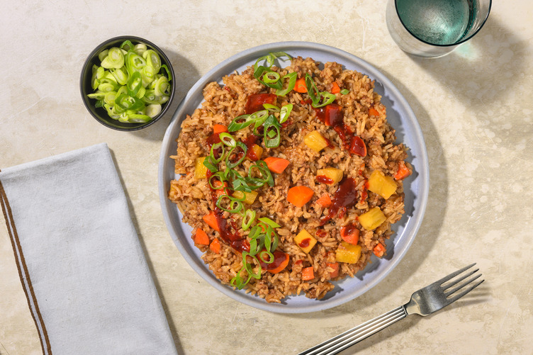 Crispy Mince and Pineapple Fried Rice