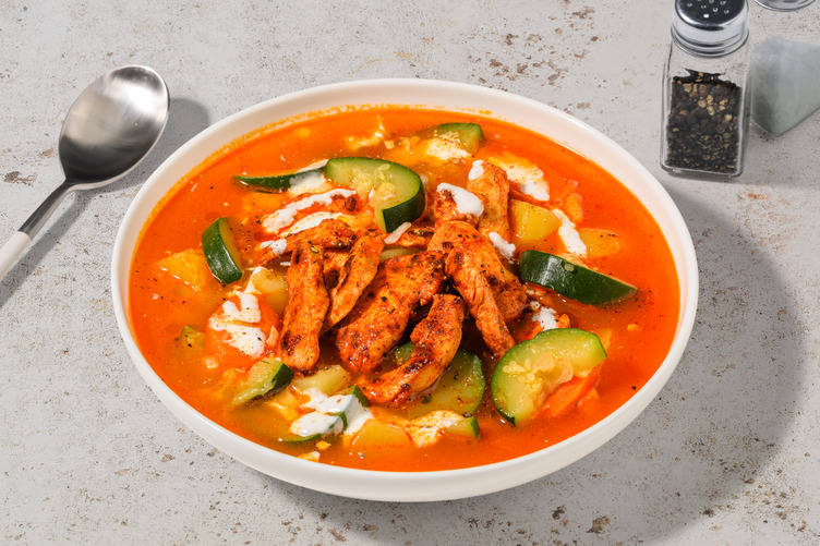 Gesunder Bio-Hähnchen Eintopf nach Provence-Art