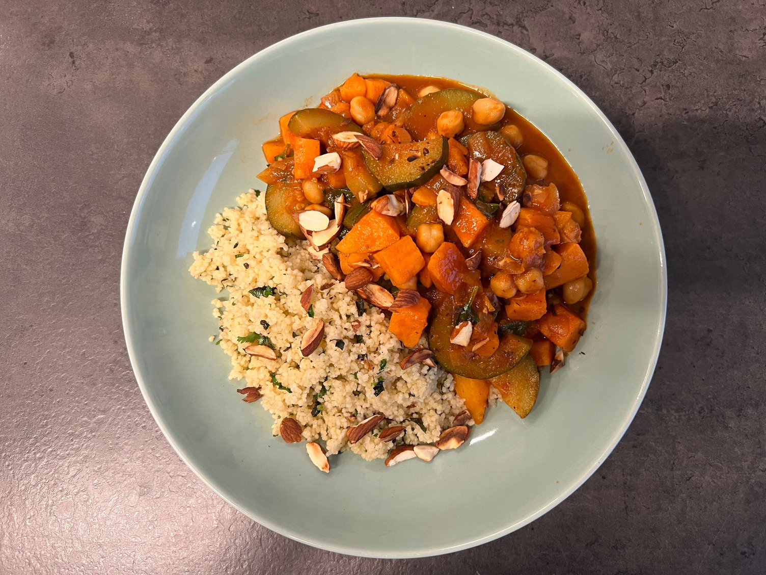 Sweet potato style tagine