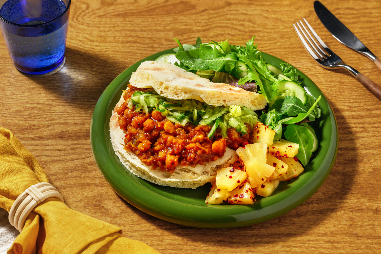 Trinidadian Style Chickpea Doubles