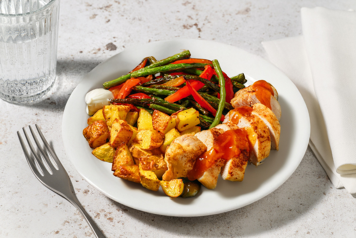 Caribbean Jerk Inspired Chicken Traybake