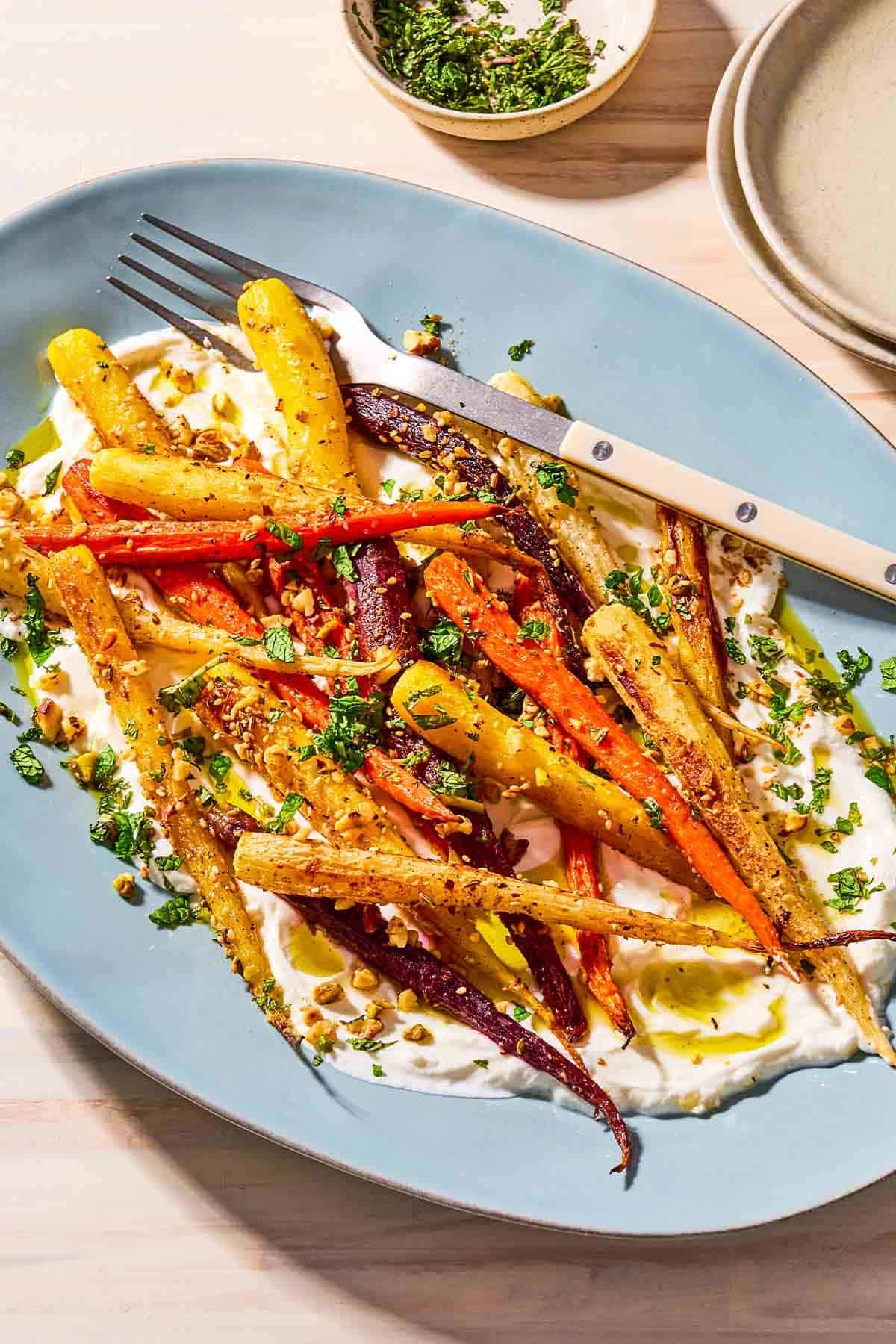 Honey-Dukkah Roasted Carrots