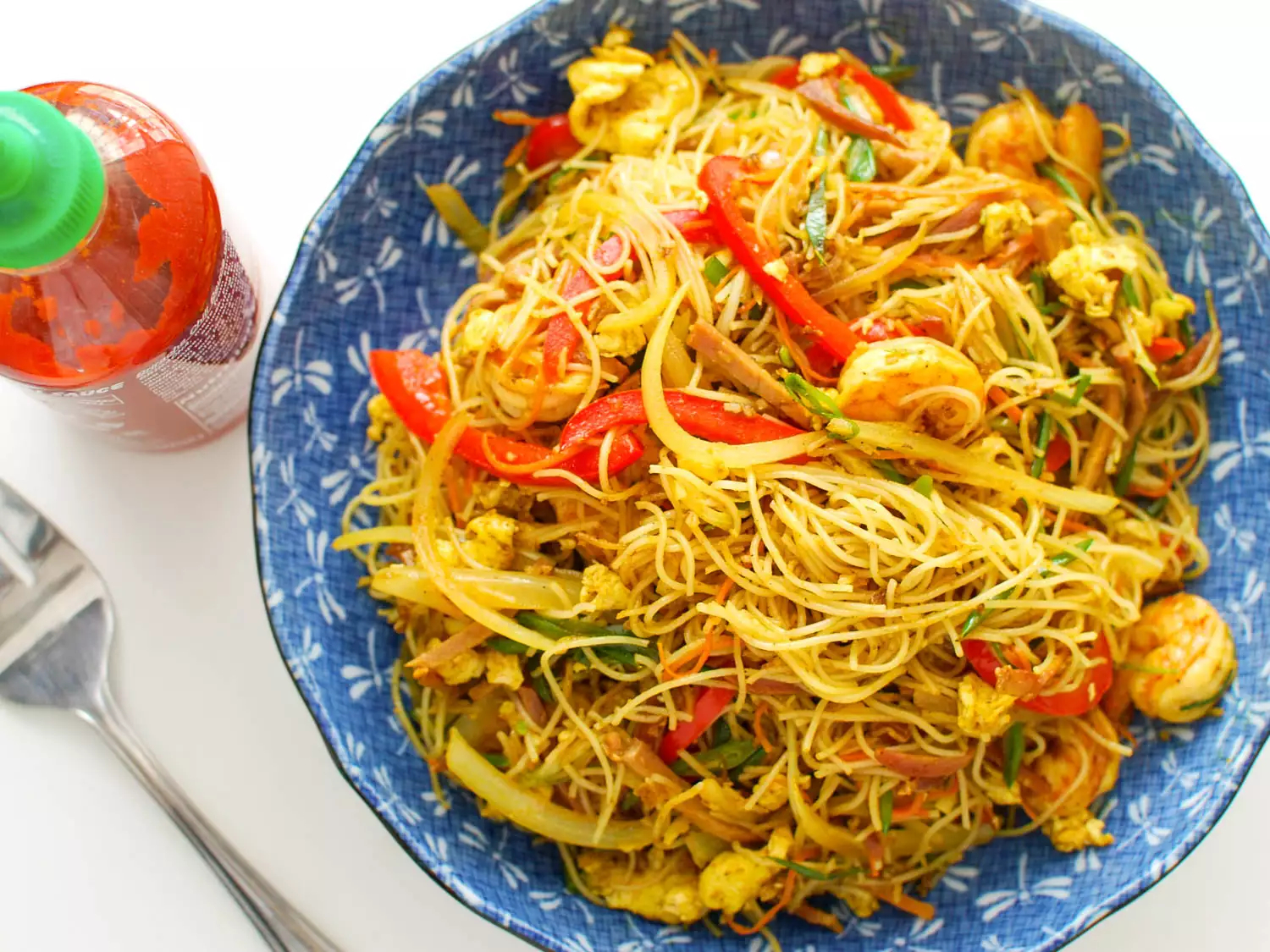 Speedy Curried Shrimp Noodles