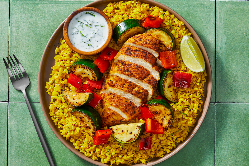 Peruvian-Inspired Roasted Chicken and Zesty Lime Rice