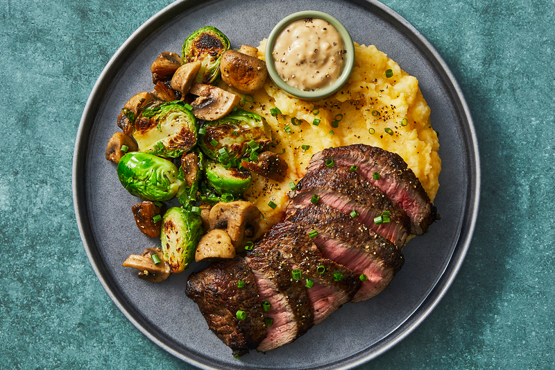 Creamy Gravy-Smothered Tenderloin Steaks