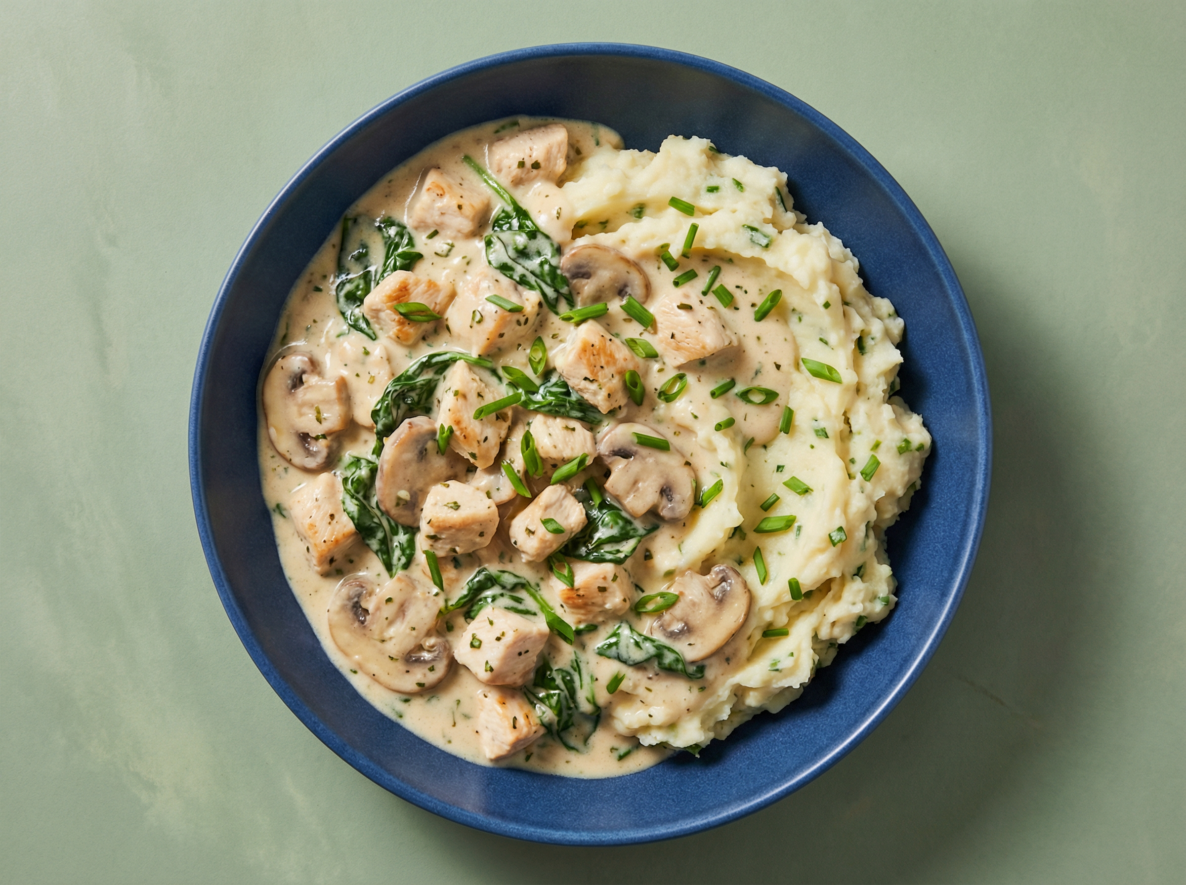 Creamy Chicken & Mushroom Fricassee