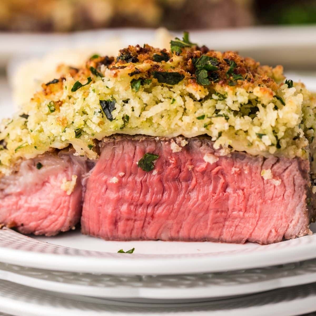 Parmesan-Crusted Steaks