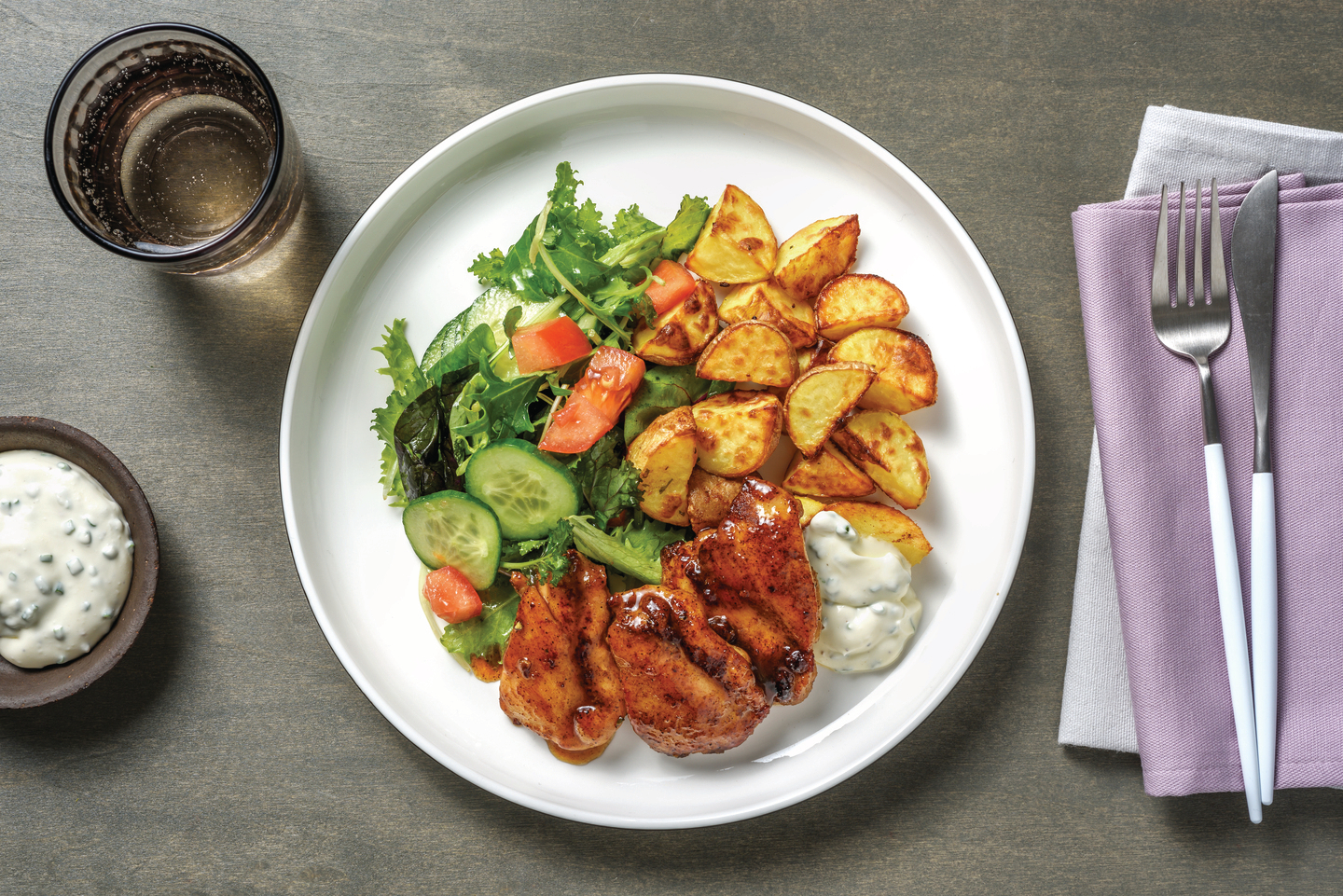 All-American Honey Chicken & Roast Potatoes