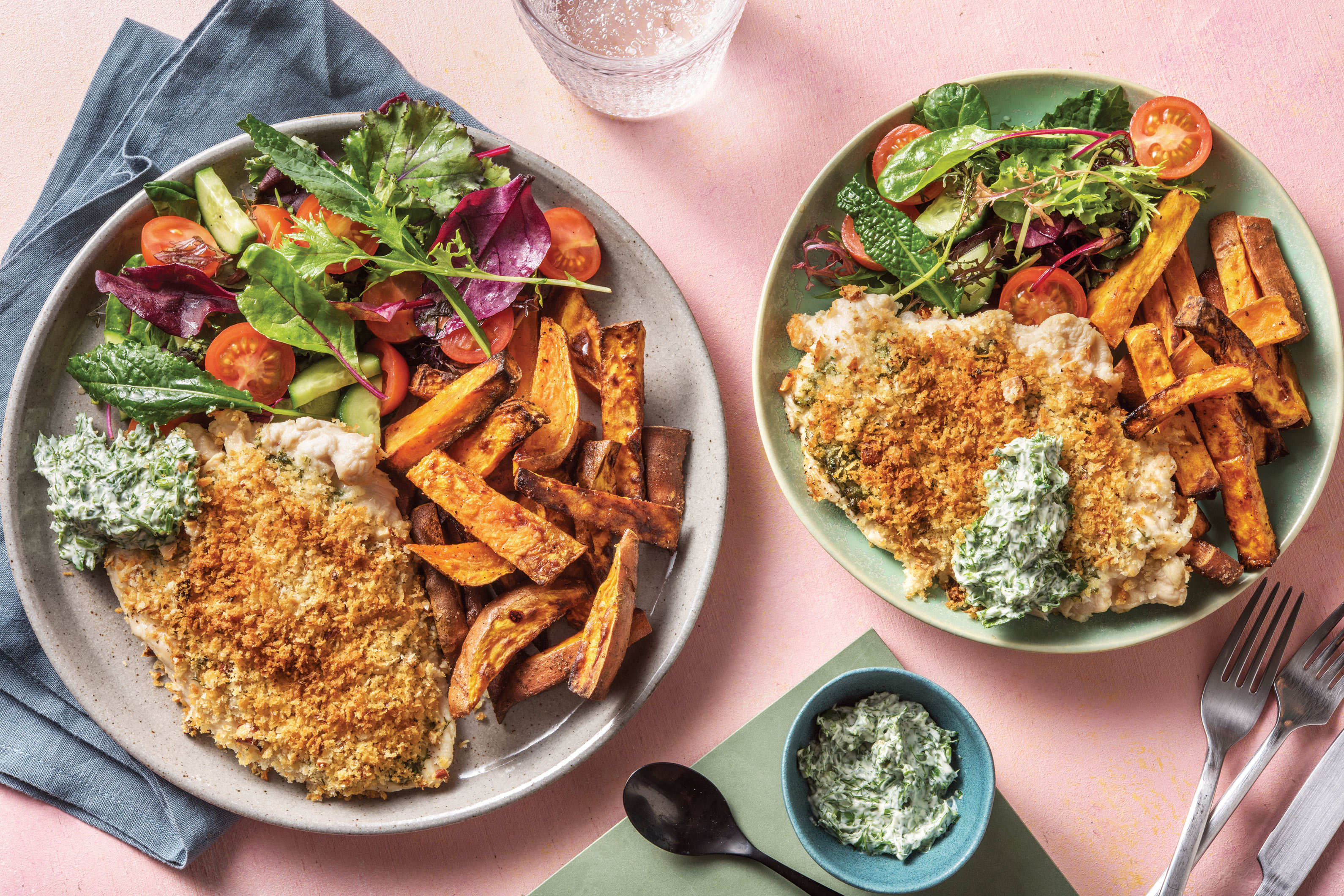 Almond & Garlic Crumbed Chicken