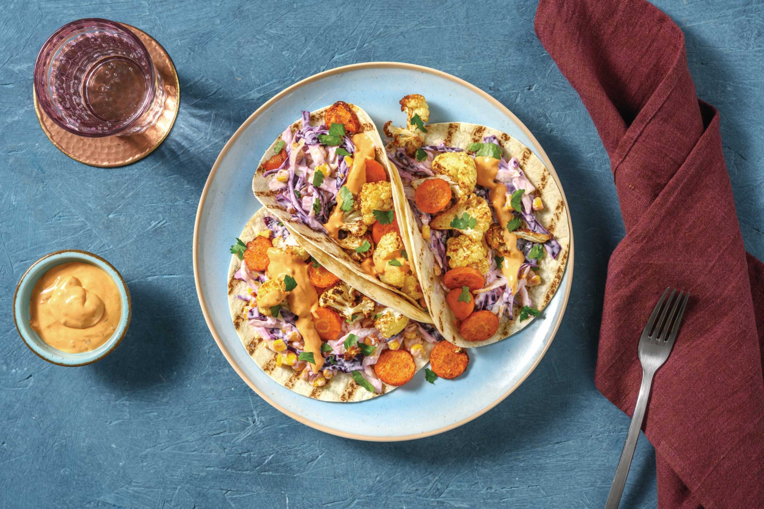 American Cauliflower & Chipotle Tacos