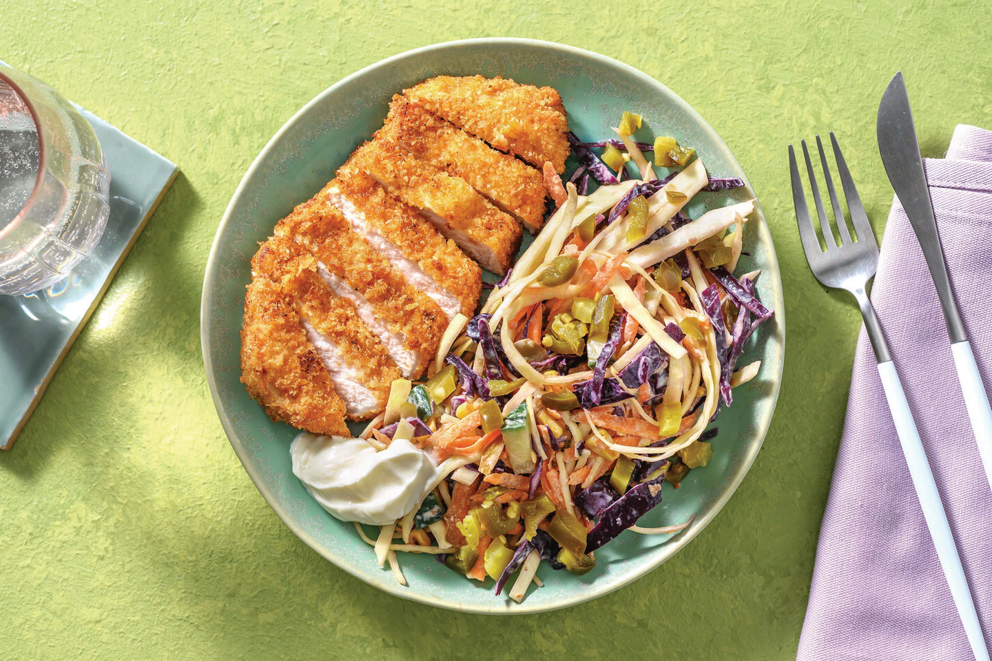 American Crumbed Pork Steak