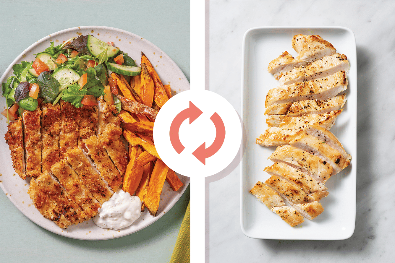 American-Spiced Chicken Schnitzel