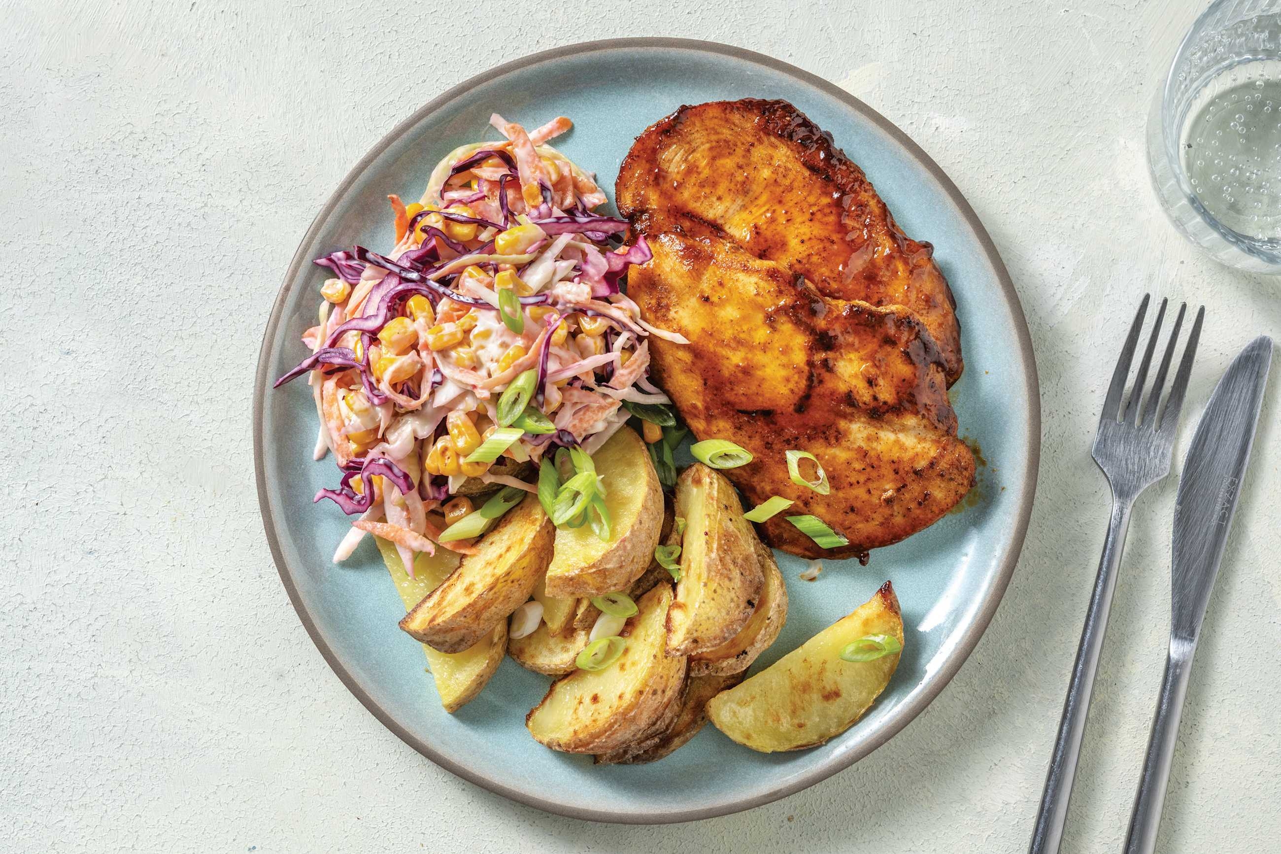 American-Style BBQ Salmon