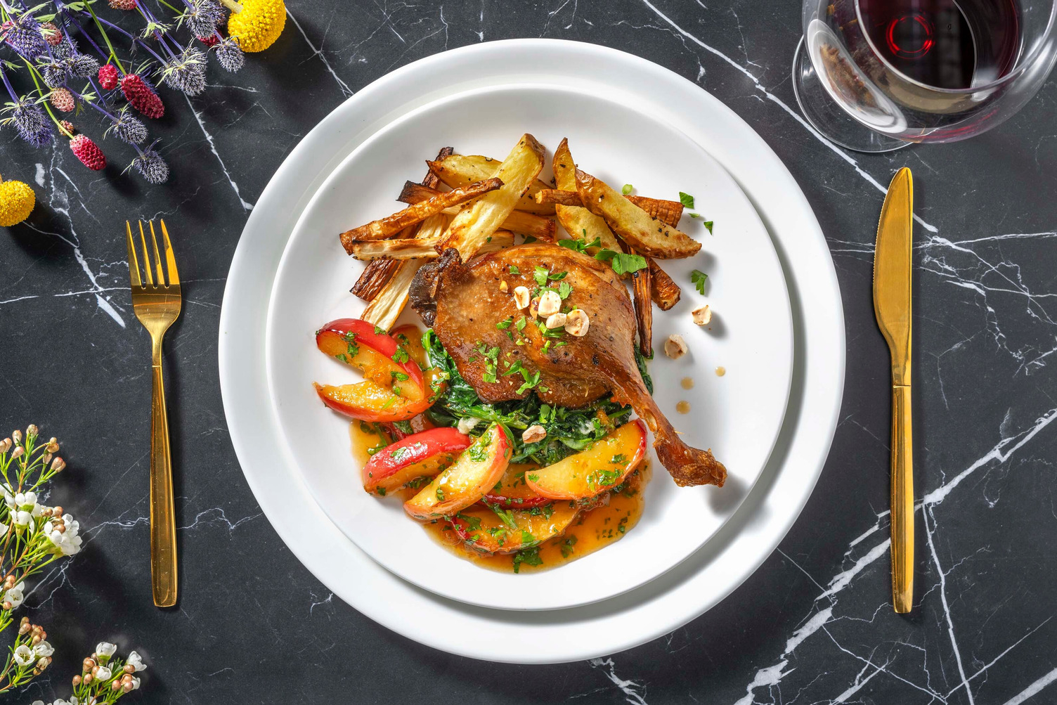 Apple Glazed Duck Confit