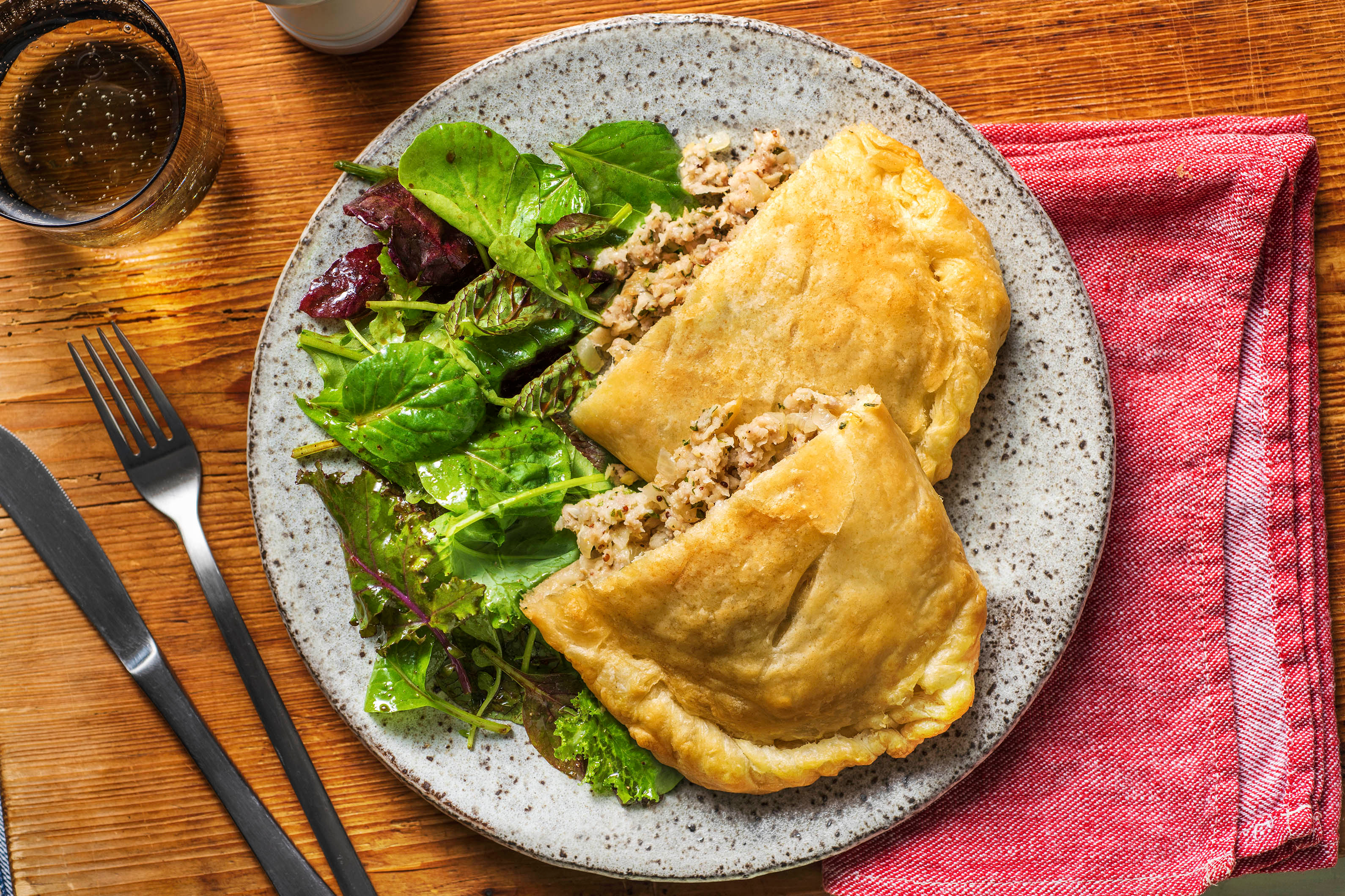 Apple, Sausage & Cheese Pasty