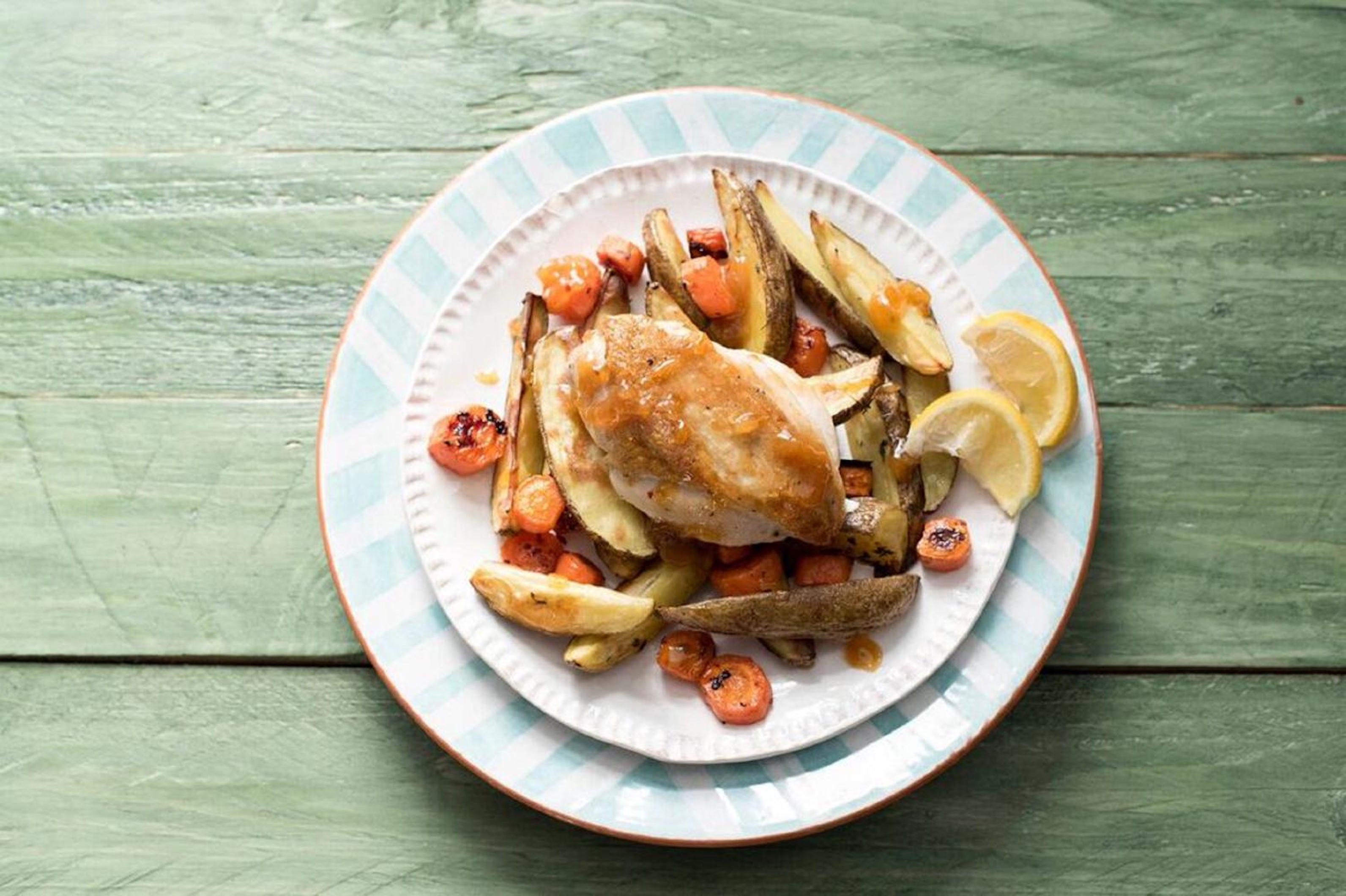 Apricot-Glazed Chicken