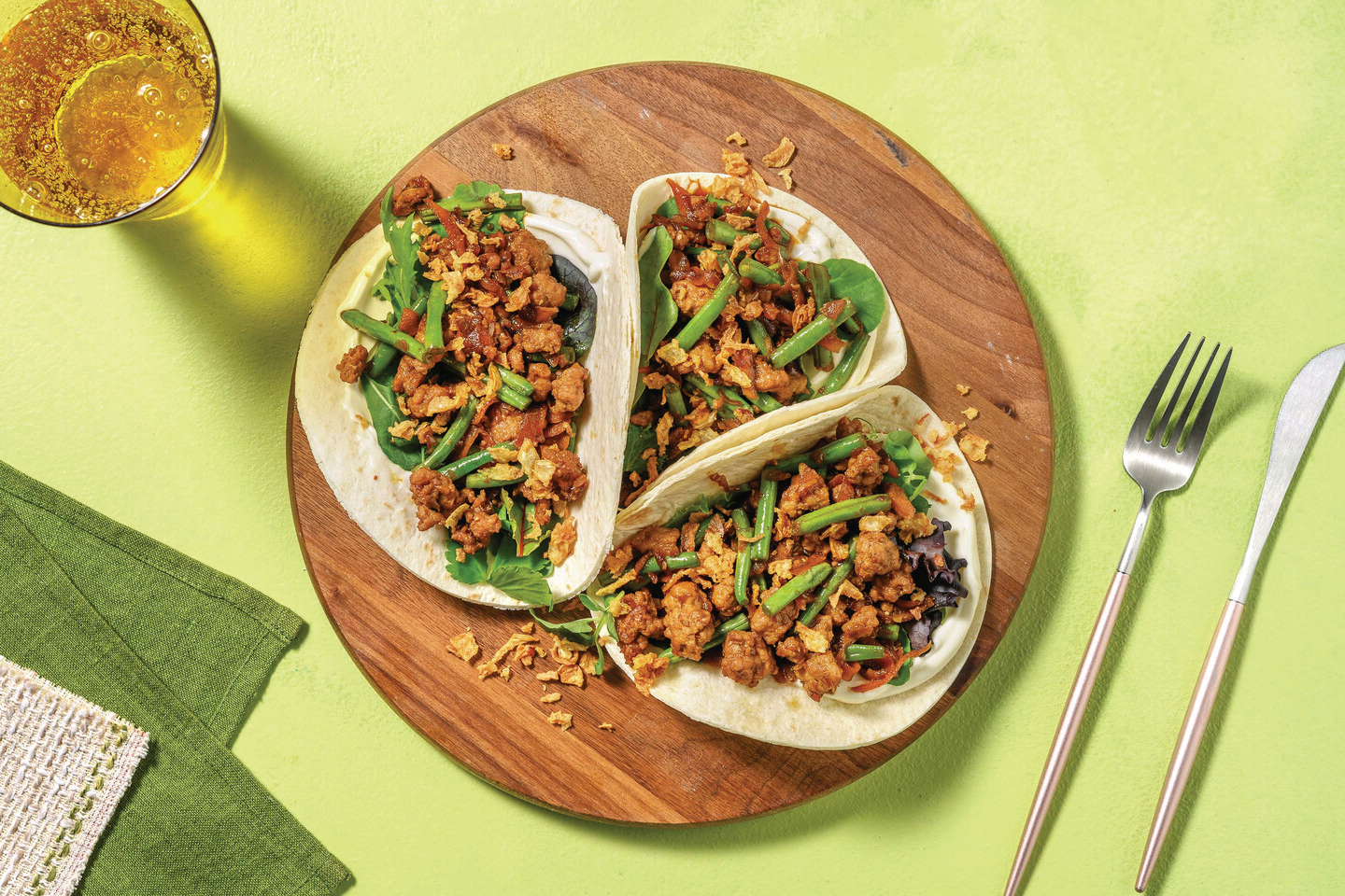 Sweet Soy Pork Tacos