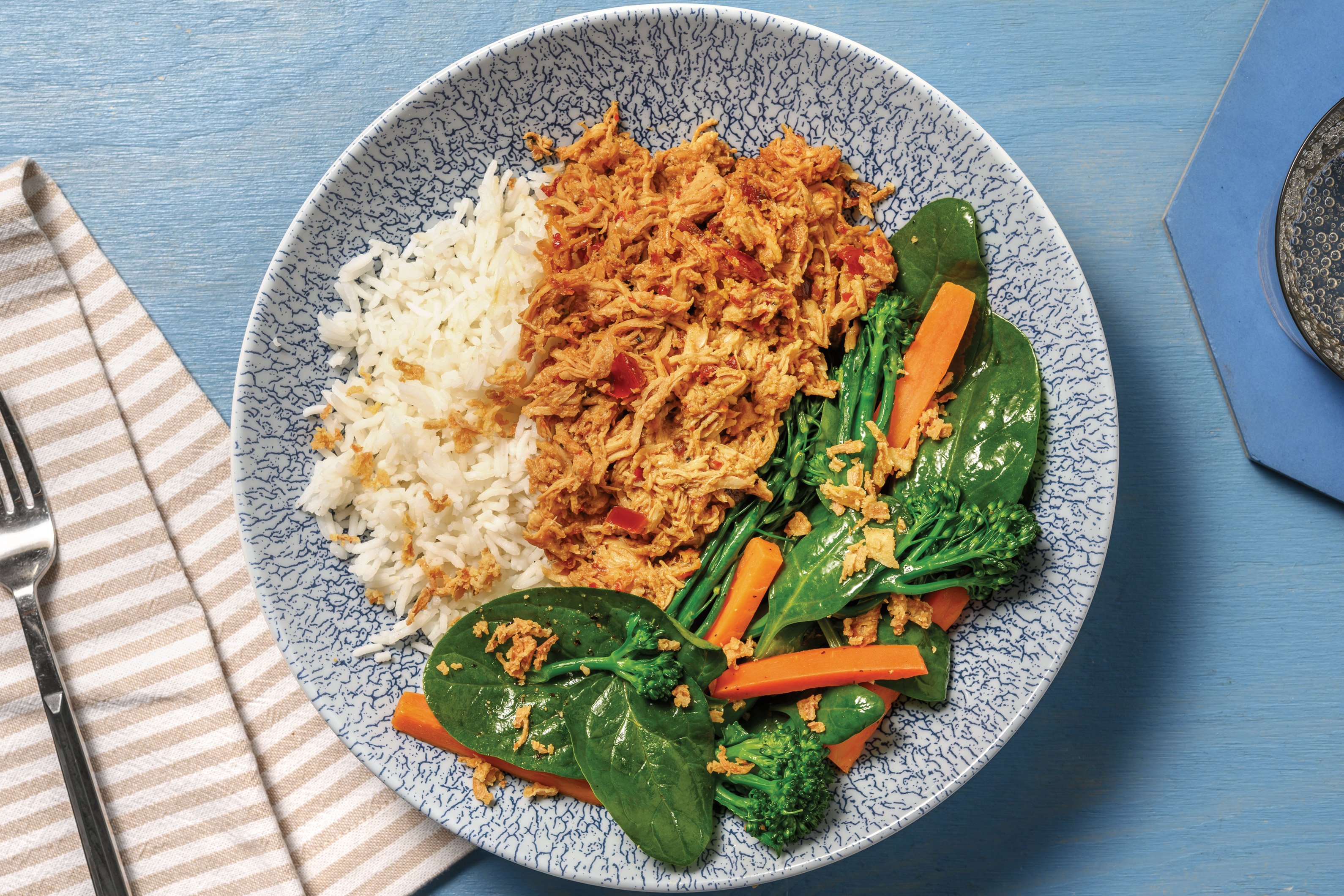Easy Asian Chilli Jam Pulled Chicken