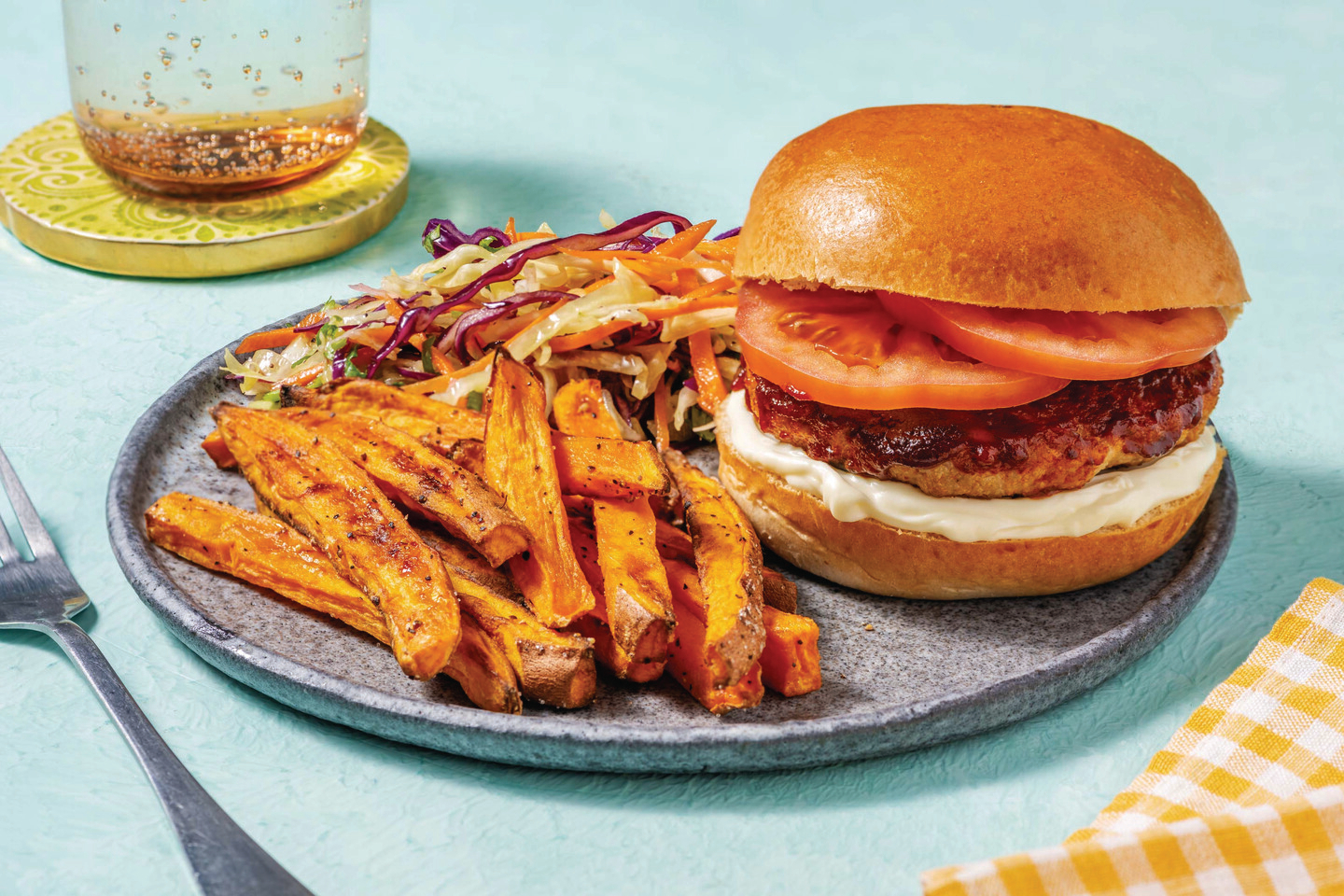 Asian-Style Pork Burger